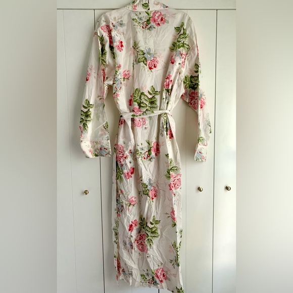 Vintage‎ Victoria’s Secret 3 Piece Pajama Set Robe Floral Y2K 90s Size XL - Picture 11 of 11